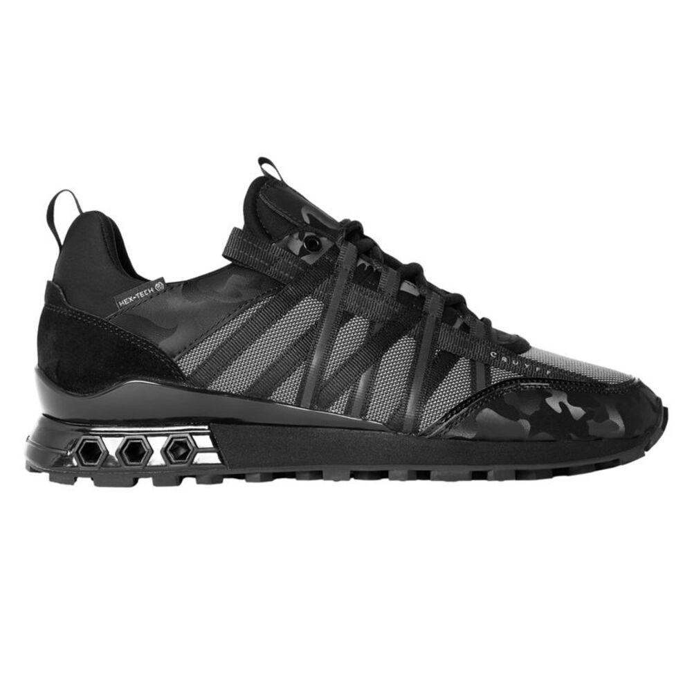 Cruyff Mens Fearia Mesh Hex-Tech Sneakers / Black Camo